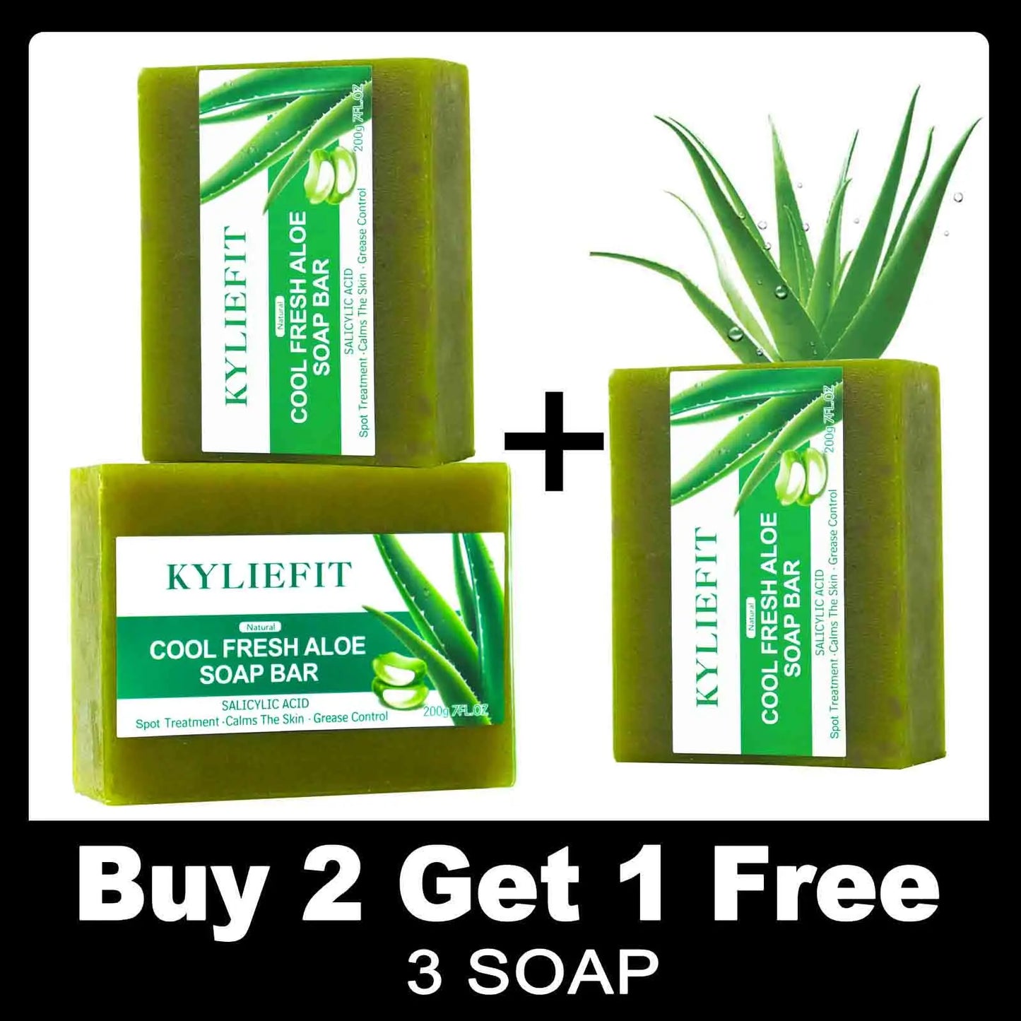 Cool Fresh Aloe Soap For Acne