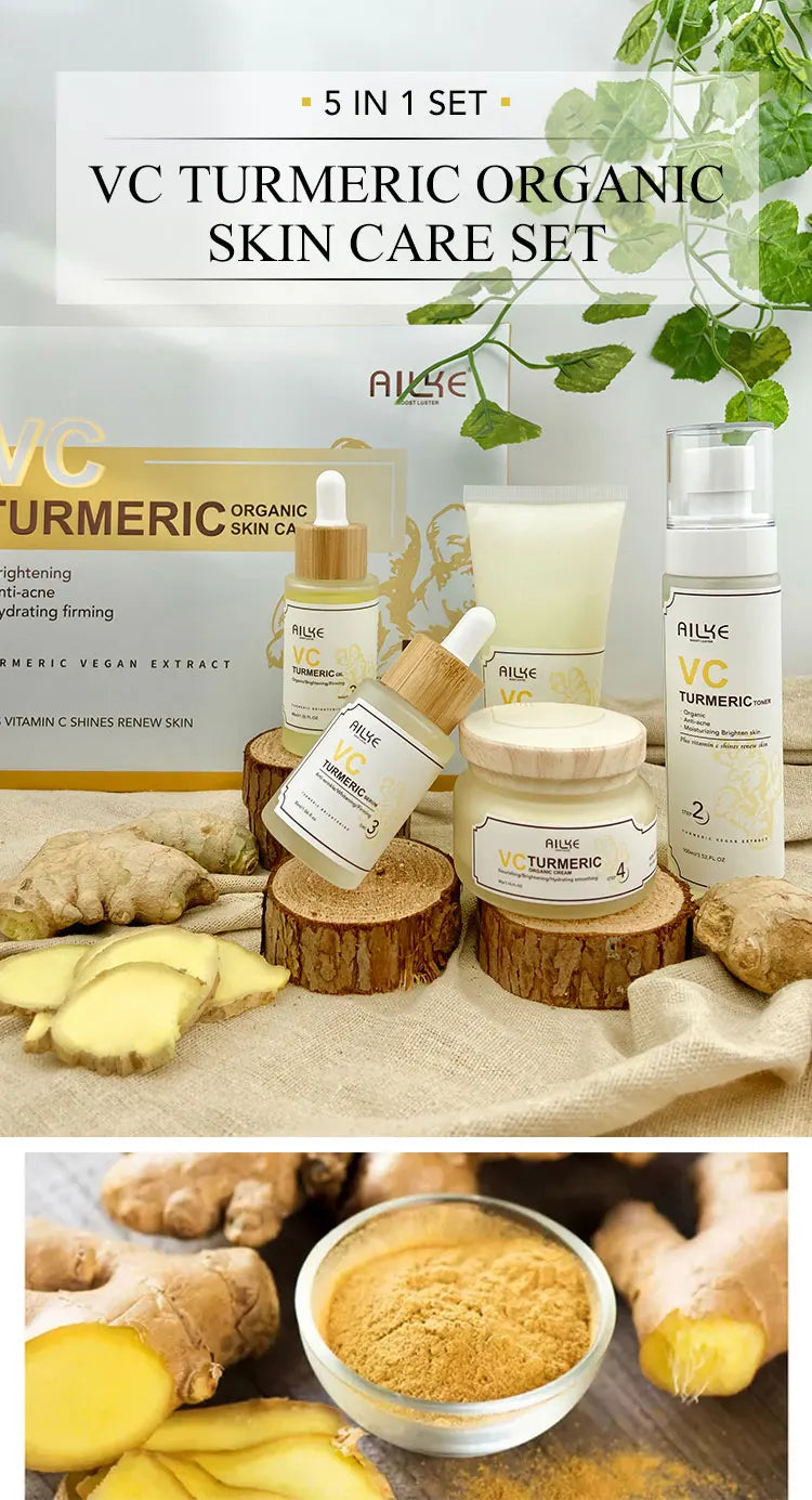 Organic Turmeric Vitamin C Whitening Set