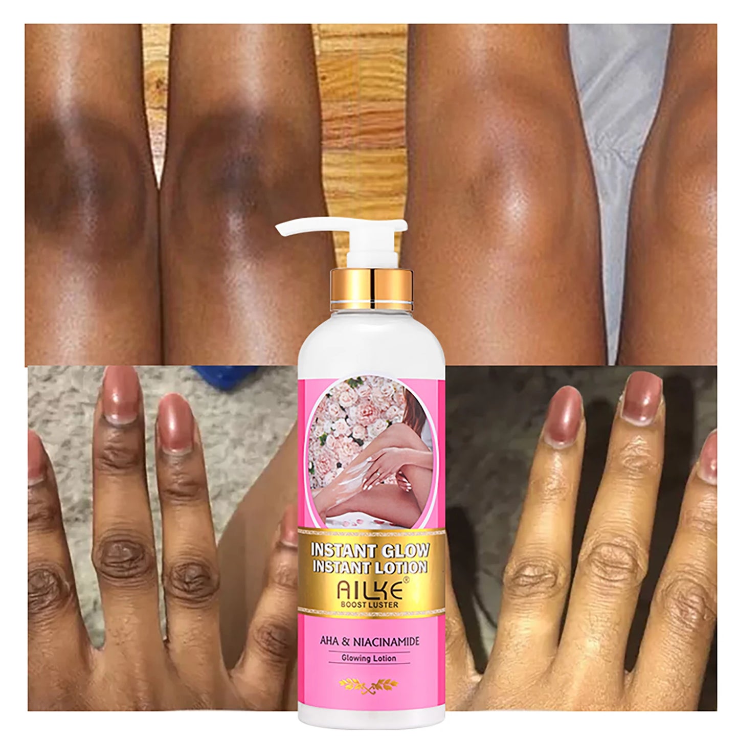 AHA Organic Skin Brightening Whitening Lotions