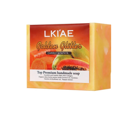 Carrot Papaya Brightening Handmade Soap Bar
