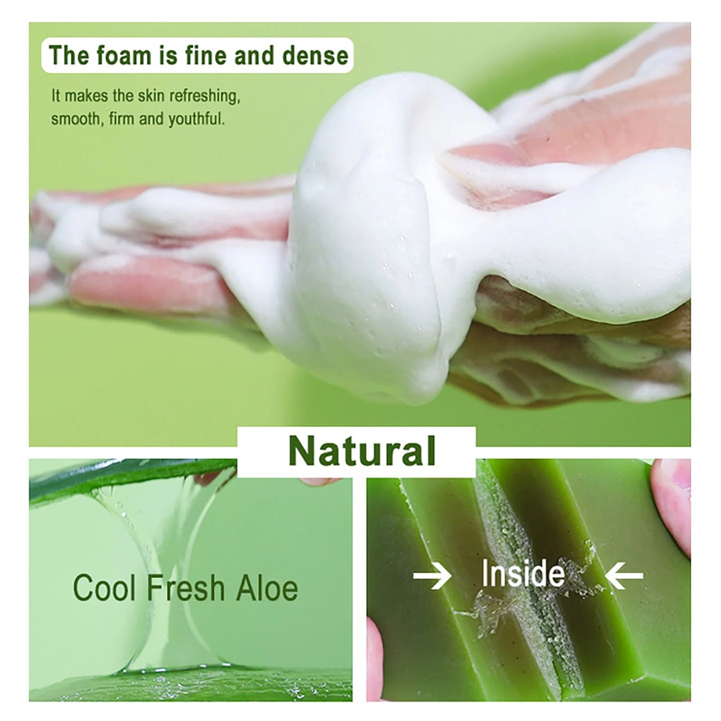 Cool Fresh Aloe Soap For Acne