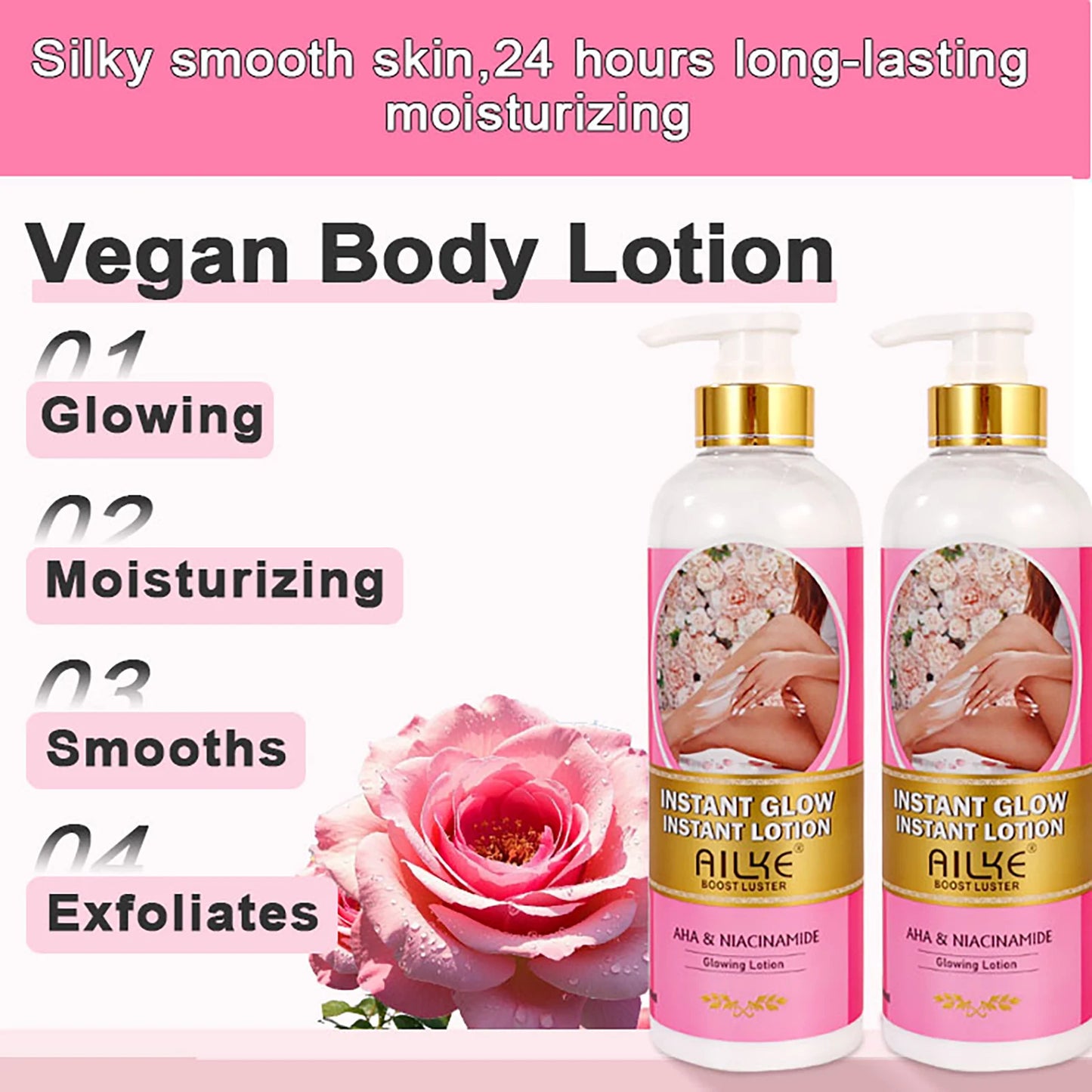 Floral Glow Body Lotion 24H Moisture