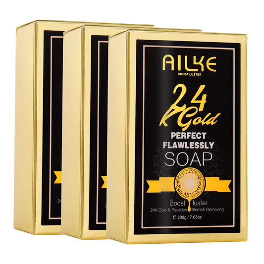 24K Gold Foil Whitening Soap Bar