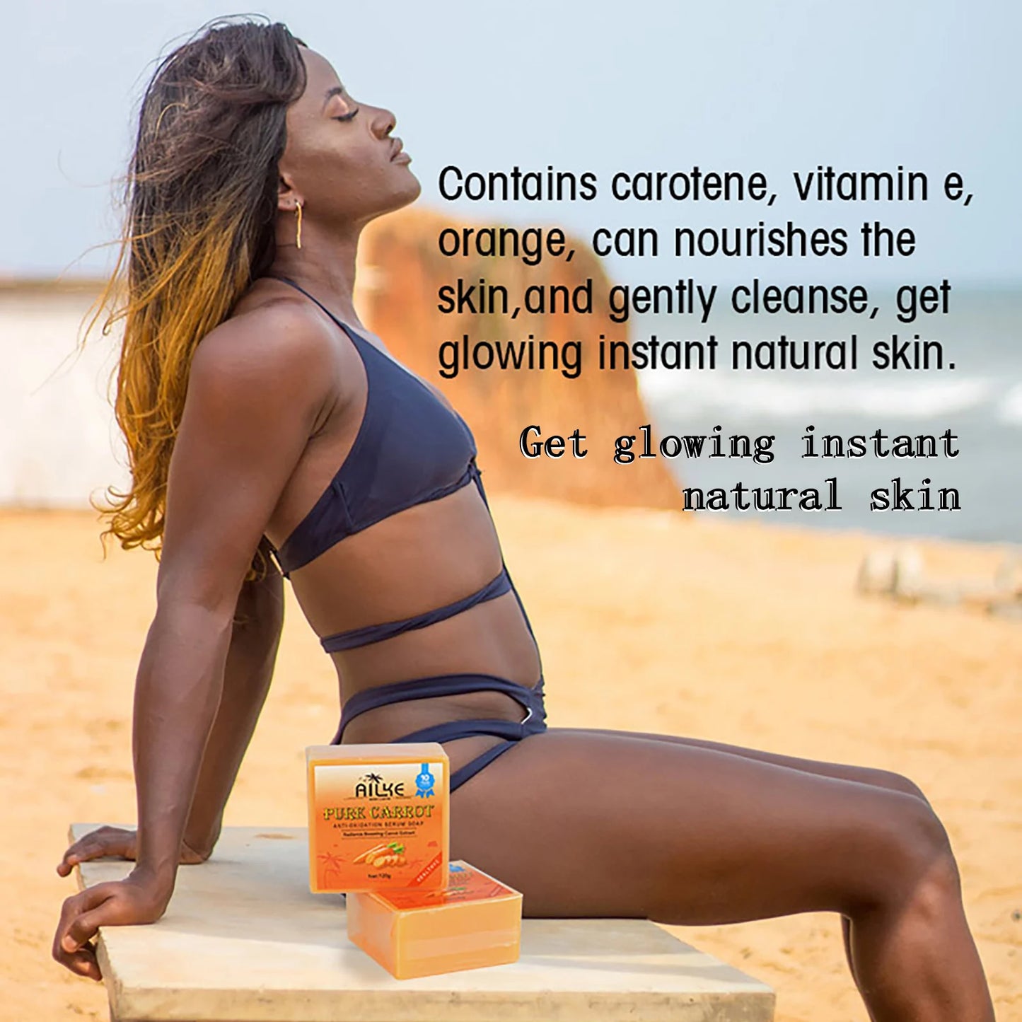 Pure Carrot Vitamin C Brightening Soap