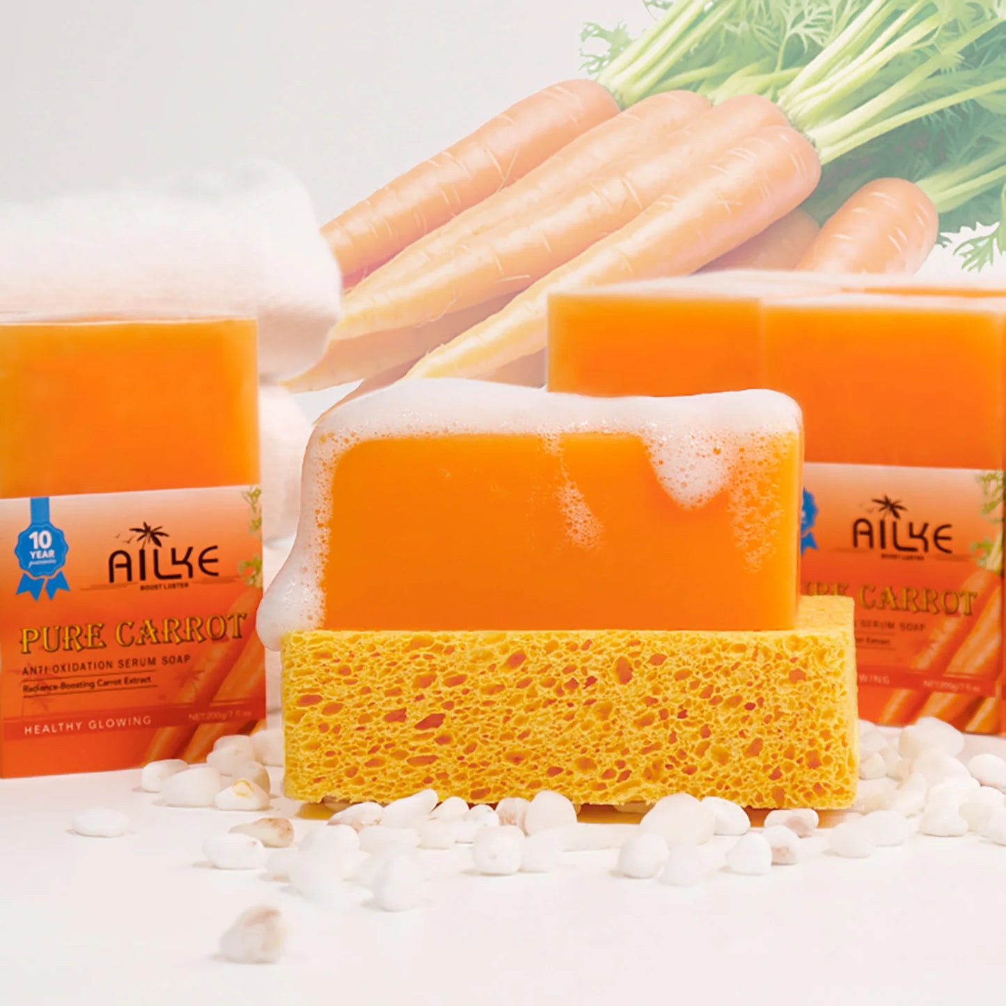 Carrot Vitamin C Whitening Soap