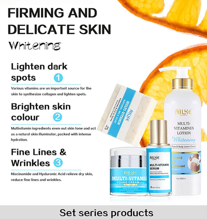 Multi Vitamin Brightening Skin Care Set