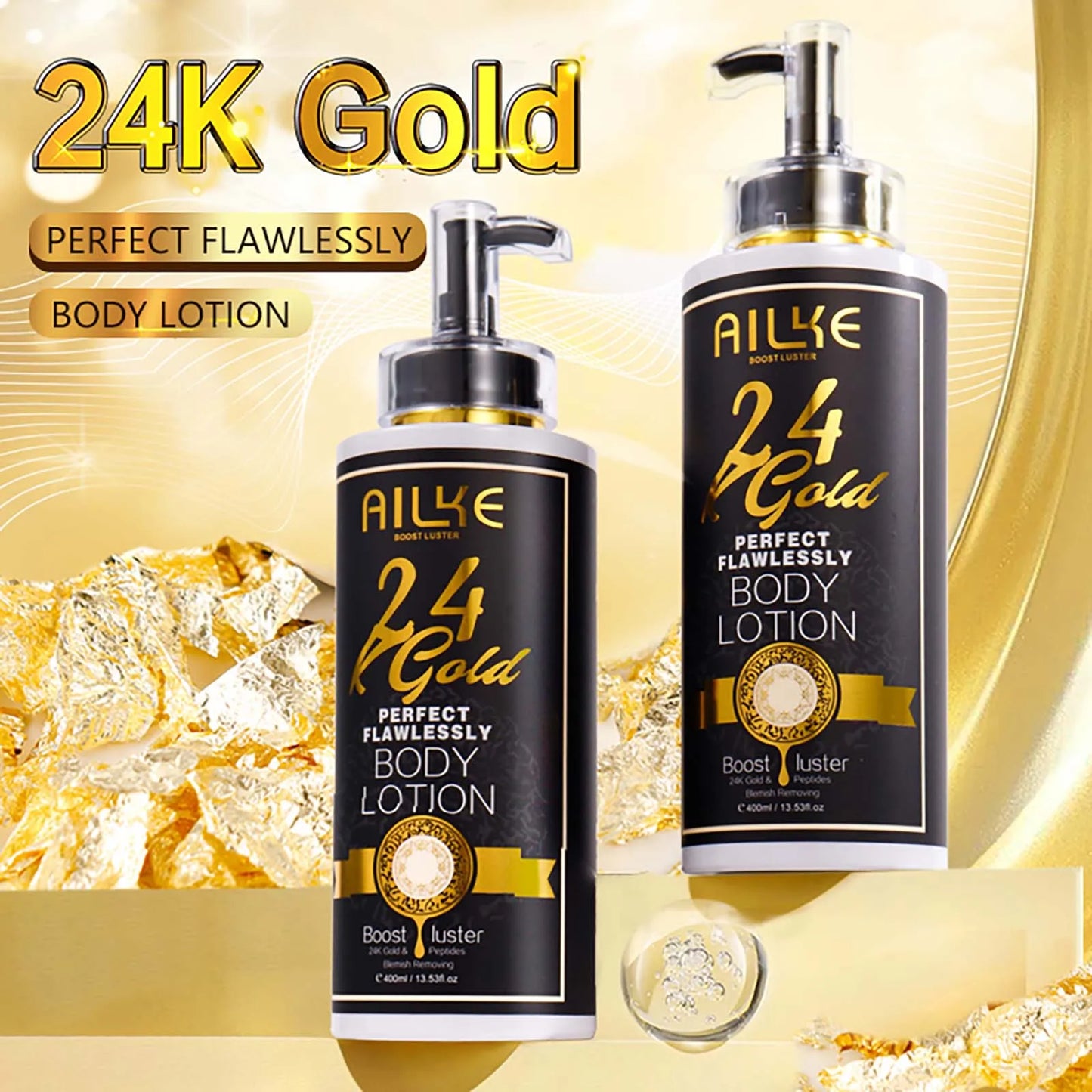 24K Gold Whitening UV Body Lotion