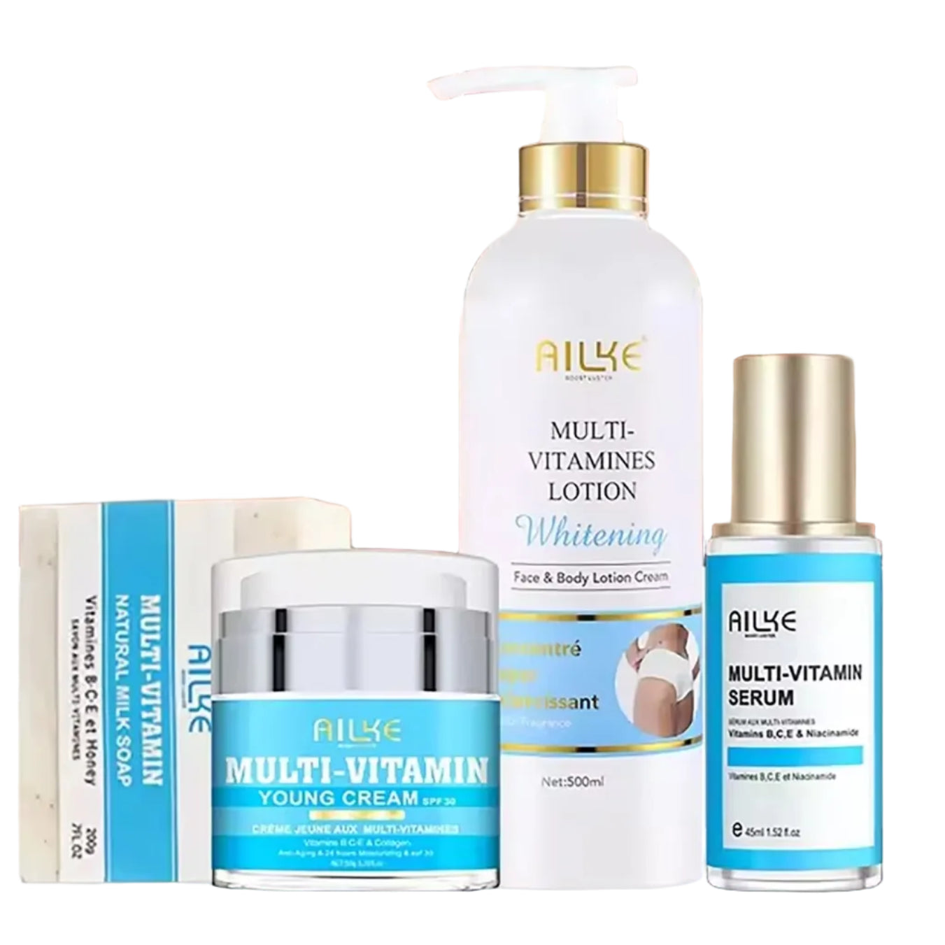 Multi Vitamin Brightening Skin Care Set
