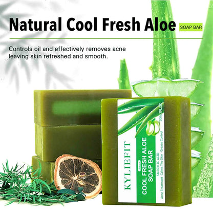 Cool Fresh Aloe Soap For Acne