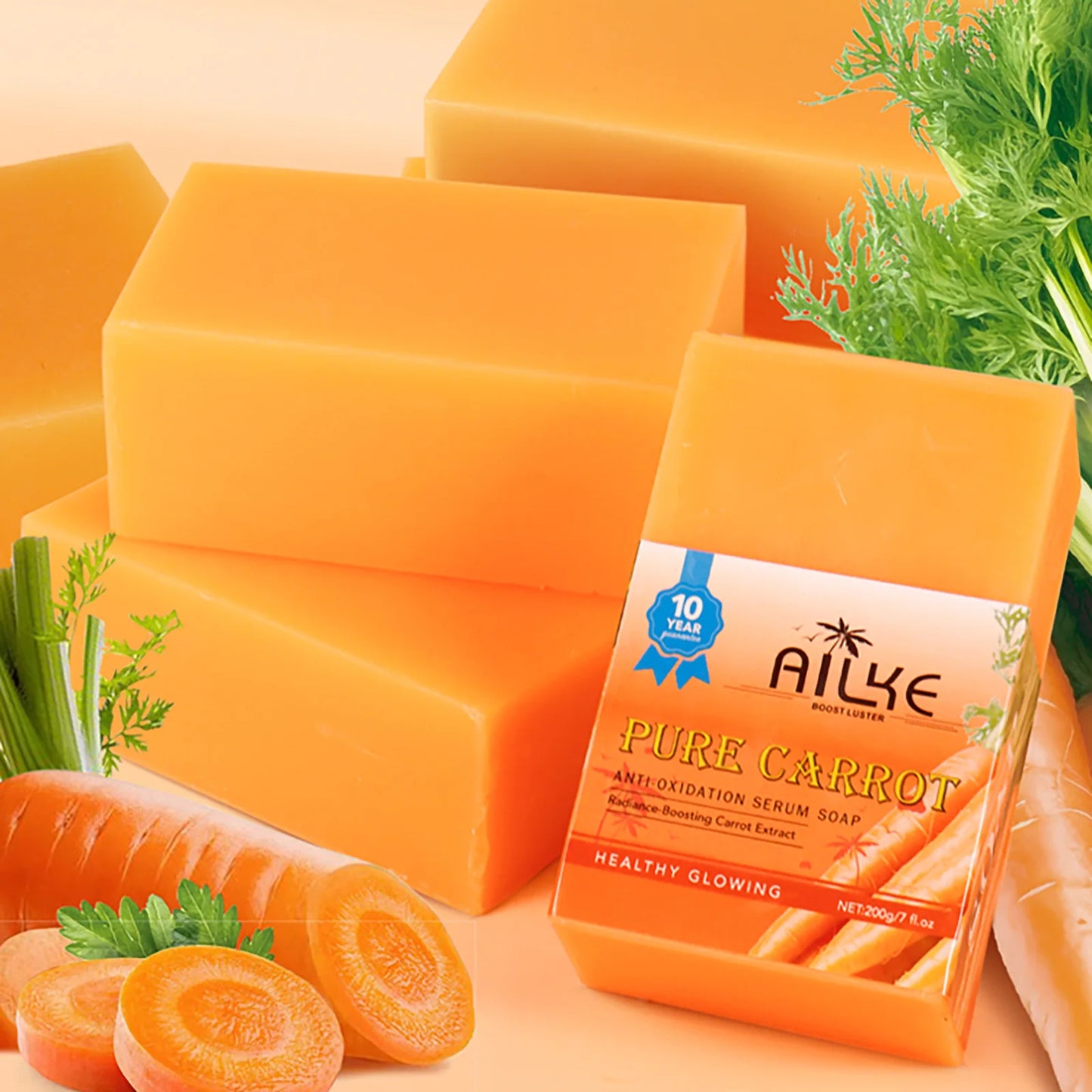 Carrot Vitamin C Whitening Soap