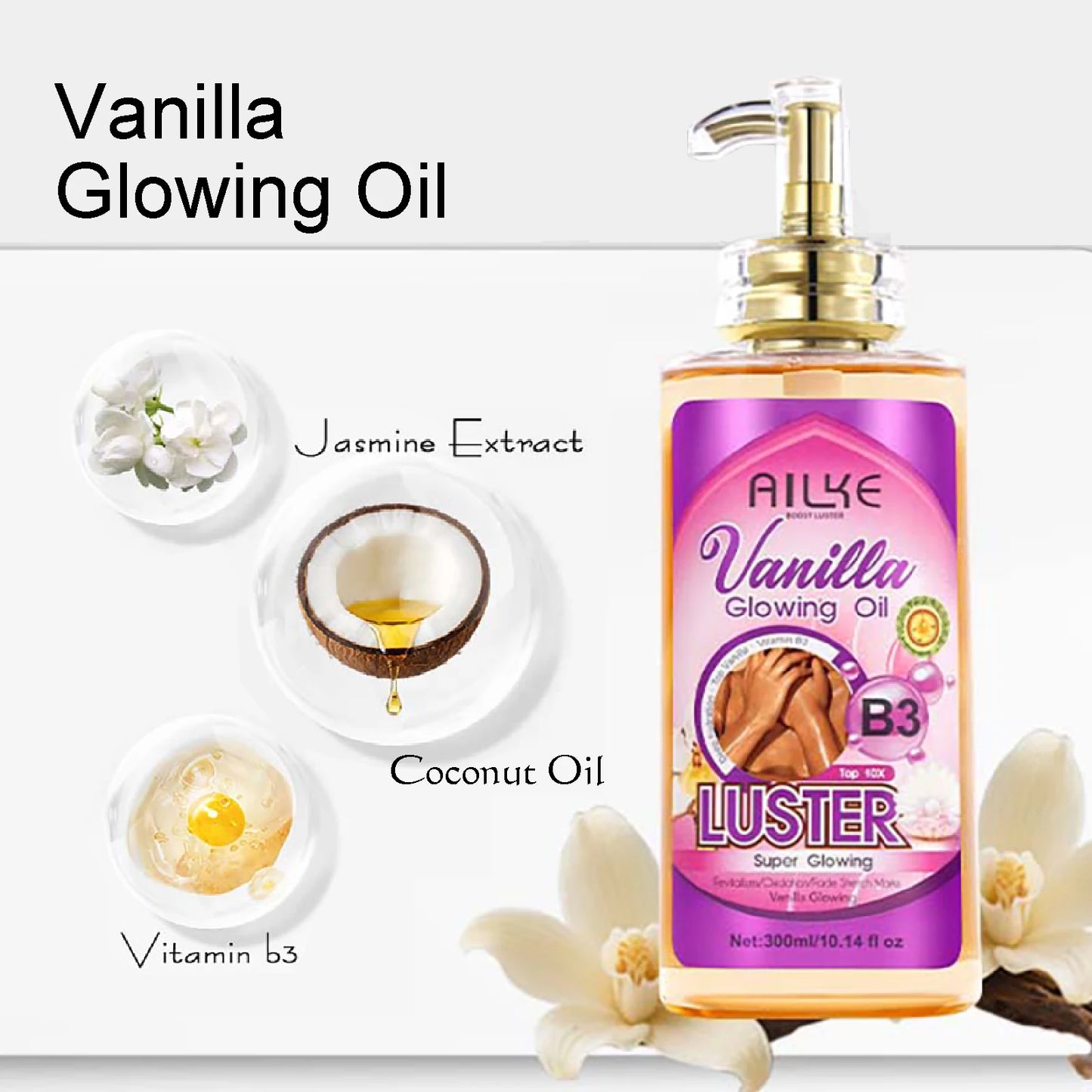 Whitening Body Oil For Radiant Glow