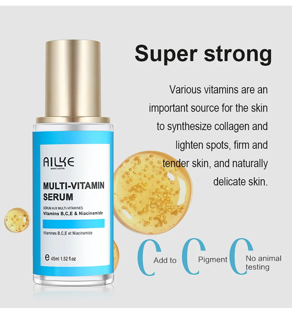 Multi Vitamins Brightening Anti Aging Serum