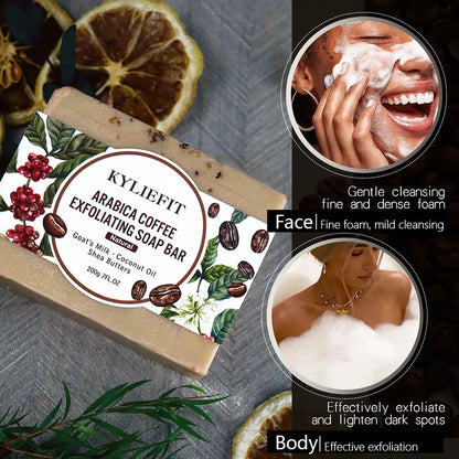 Arabica Coffee Whitening Exfoliating Soap