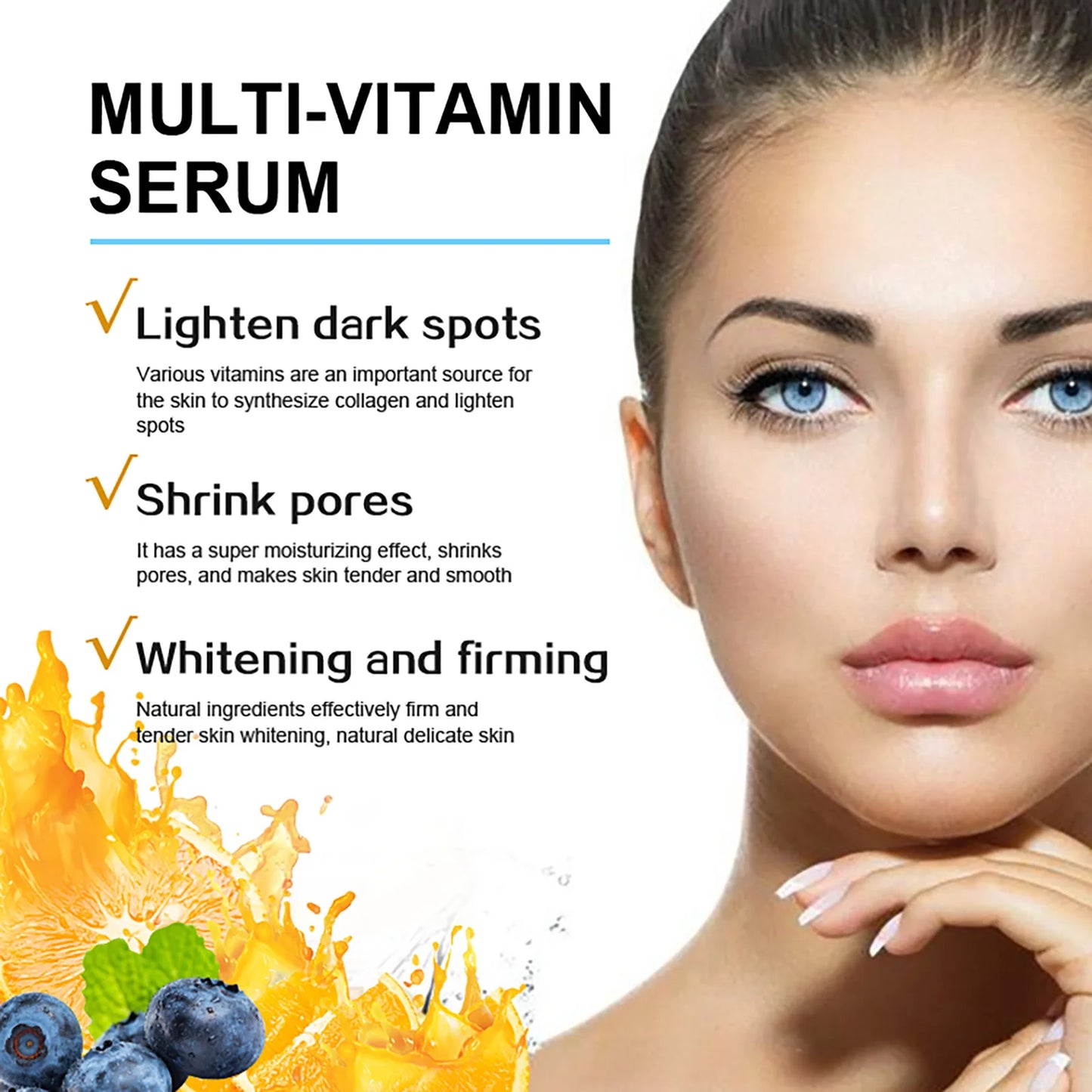 Multi Vitamins Brightening Anti Aging Serum